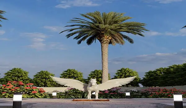Gated Community Entrance Pegasus Statue