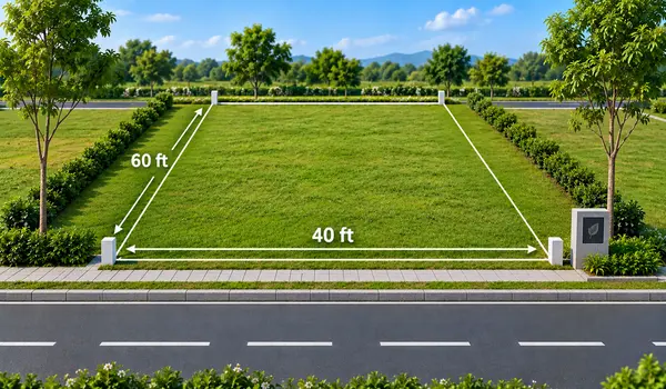Featured image of Godrej Plots Malur 40x60 Plot Plan